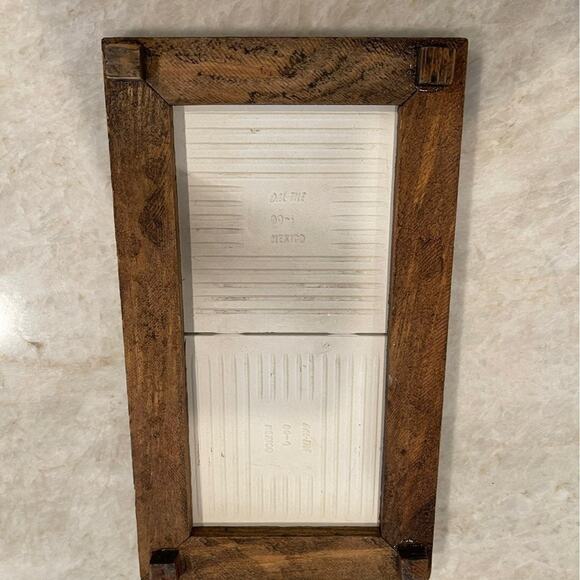 Vintage mexican tile trivets with wood frame - Picture 5 of 8